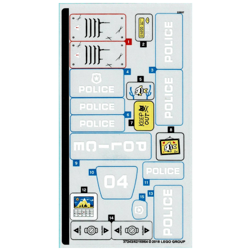 Sticker Sheet for Set 60174-1 ([No Color/Any Color])