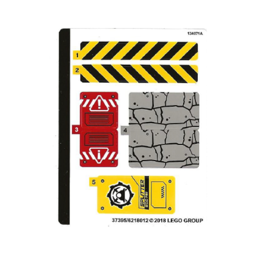 Sticker Sheet for Set 60185-1 ([No Color/Any Color])