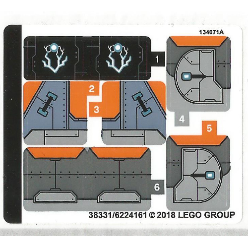 Sticker Sheet for Set 76102-1 ([No Color/Any Color])