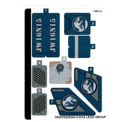 Sticker Sheet for Set 75928-1 ([No Color/Any Color])
