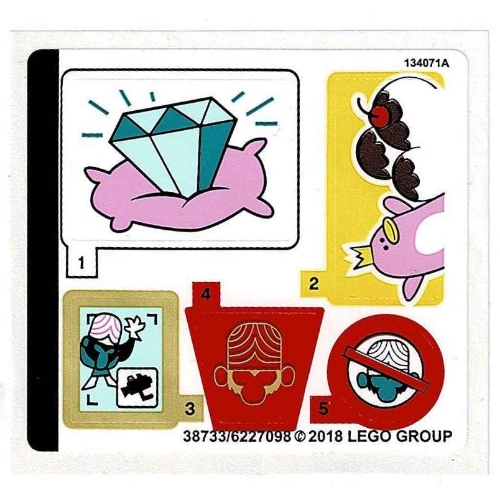 Sticker Sheet for Set 41288-1 ([No Color/Any Color])