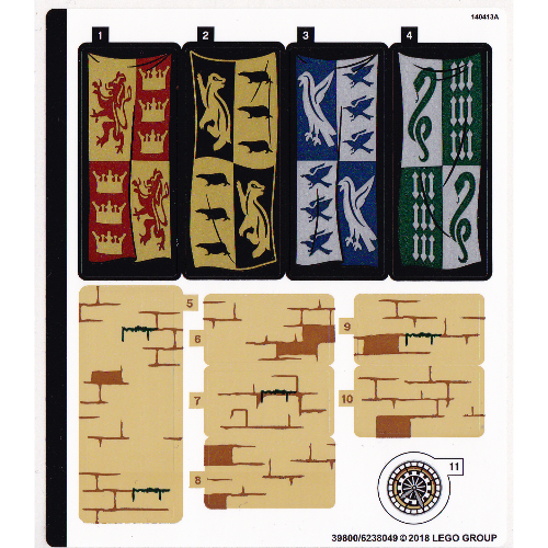 Sticker Sheet 1 for Set 75954-1 ([No Color/Any Color])