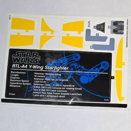 Sticker Sheet for Set 75181-1 ([No Color/Any Color])