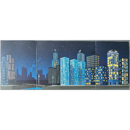 Backdrop for Set 1349 (Nighttime City) ([No Color/Any Color])