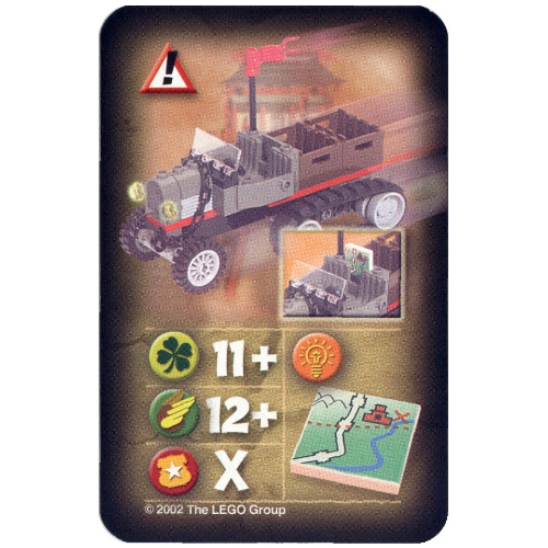 Trading Card, Orient, Hazards - Dragon Fortress Halftrack ([No Color/Any Color])