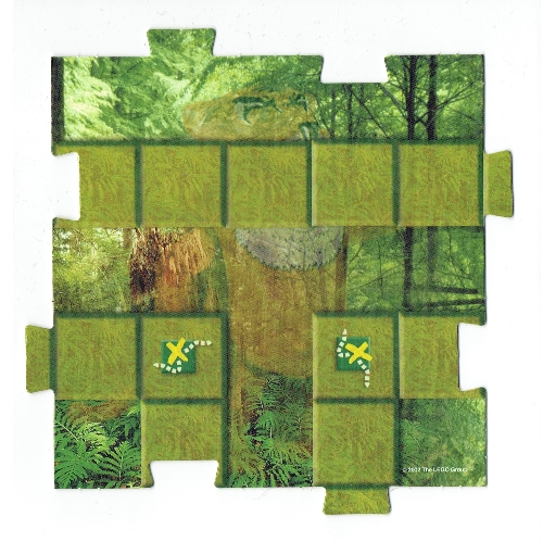 Game Board Square, Orient - Jungle 2 ([No Color/Any Color])