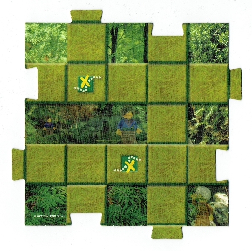 Game Board Square, Orient - Jungle 3 ([No Color/Any Color])