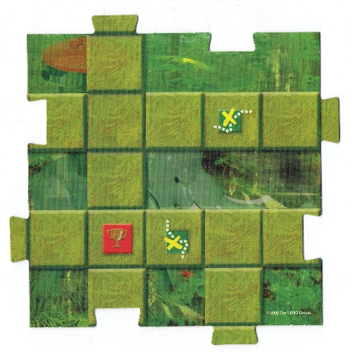 Game Board Square, Orient - Jungle 5 ([No Color/Any Color])