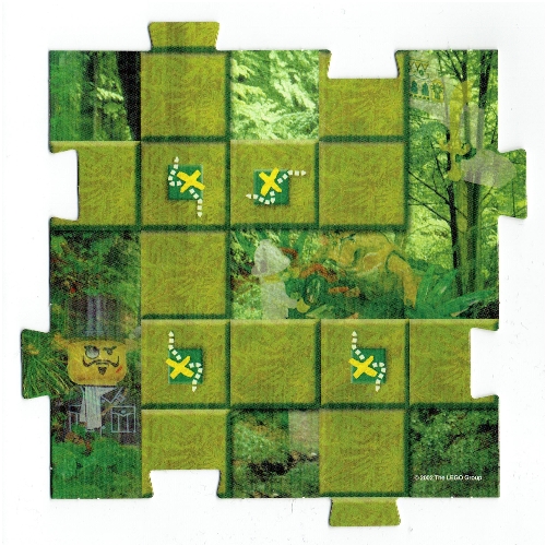 Game Board Square, Orient - Jungle 6 ([No Color/Any Color])