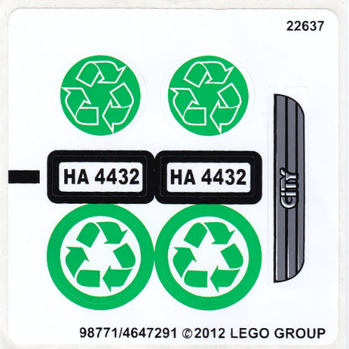 Sticker Sheet for Set 4432-1 ([No Color/Any Color])