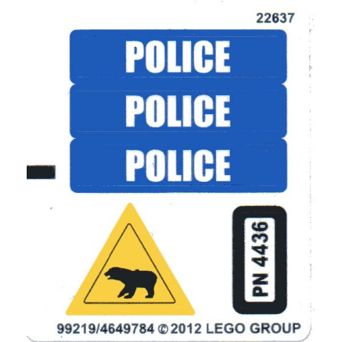 Sticker Sheet for Set 4436-1 ([No Color/Any Color])