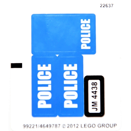 Sticker Sheet for Set 4438-1 ([No Color/Any Color])