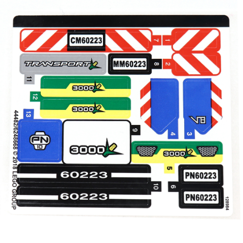 Sticker Sheet for Set 60223-1 ([No Color/Any Color])