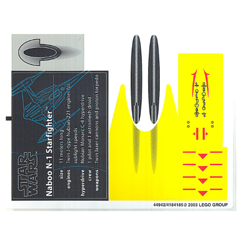 Sticker Sheet for Set 10026-1 ([No Color/Any Color])