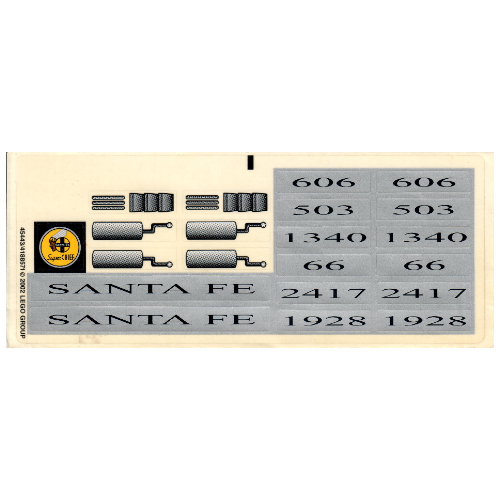 Sticker Sheet for Set 10022-1, 10025-1 ([No Color/Any Color])