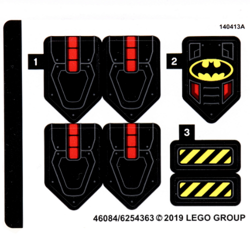 Sticker Sheet for Set 76116-1 ([No Color/Any Color])