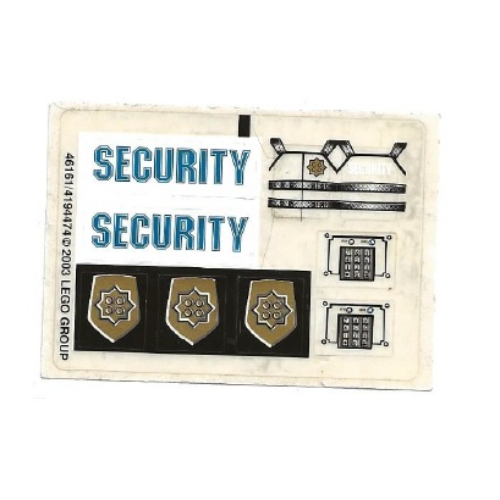 Sticker Sheet for Set 7033-1 ([No Color/Any Color])