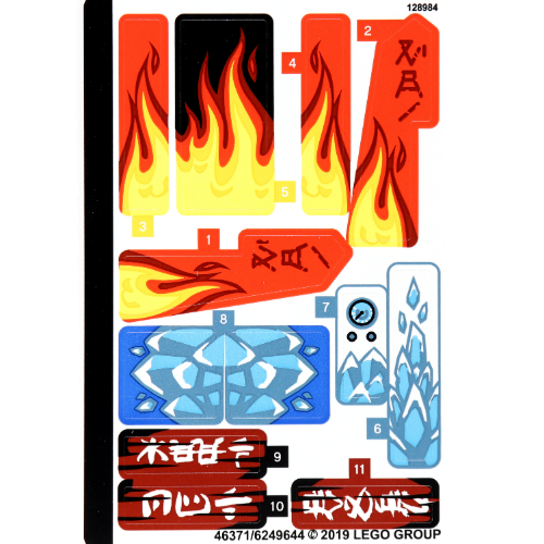 Sticker Sheet for Set 70667-1 ([No Color/Any Color])