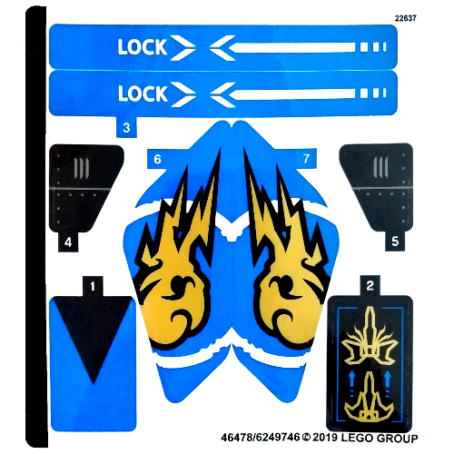 Sticker Sheet for Set 70668-1 ([No Color/Any Color])