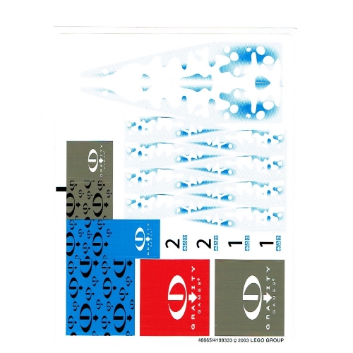 Sticker Sheet for Set 3538-1 ([No Color/Any Color])