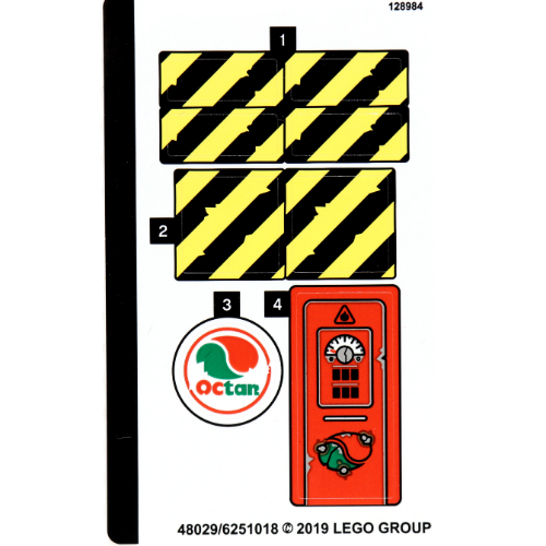 Sticker Sheet for Set 70823-1 ([No Color/Any Color])
