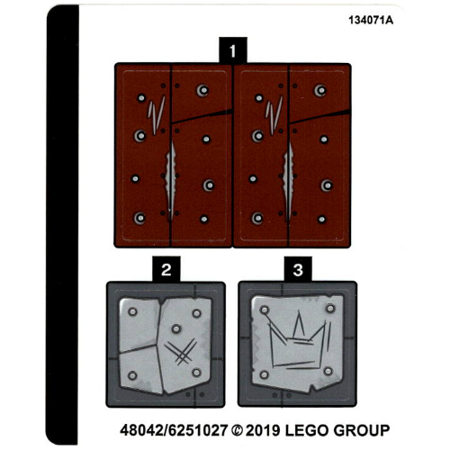 Sticker Sheet for Set 70827-1 ([No Color/Any Color])