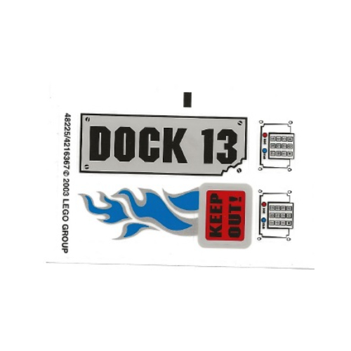Sticker Sheet for Set 7045-1 ([No Color/Any Color])