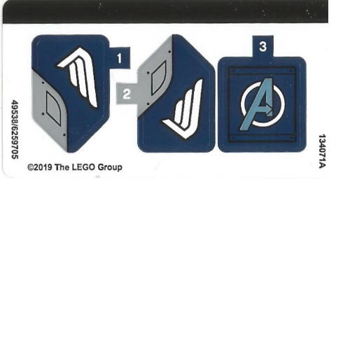 Sticker Sheet for Set 76123-1 ([No Color/Any Color])