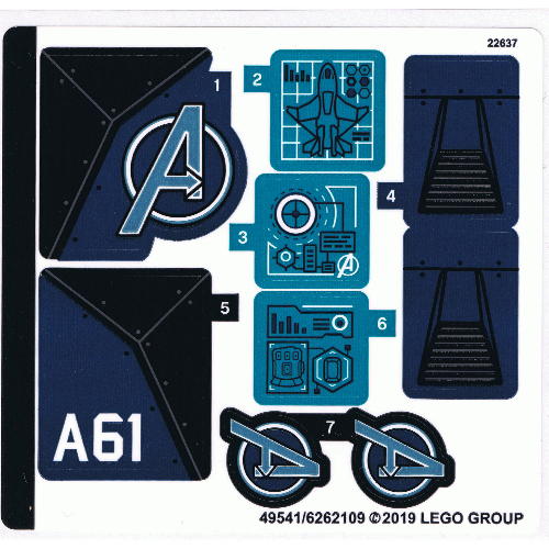 Sticker Sheet for Set 76126-1 ([No Color/Any Color])