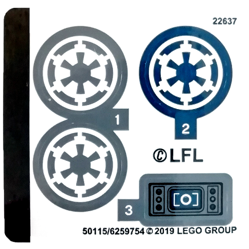 Sticker Sheet for Set 75262-1 ([No Color/Any Color])