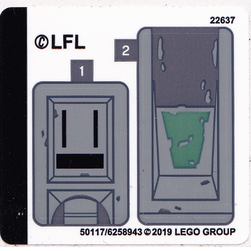 Sticker Sheet for Set 75261-1 ([No Color/Any Color])