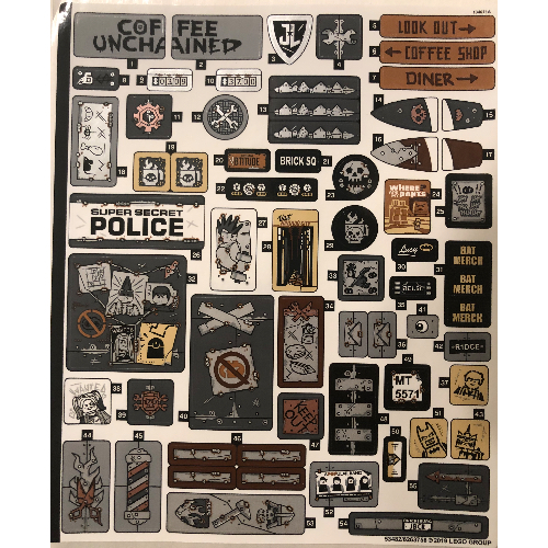 Sticker Sheet for Set 70840-1 ([No Color/Any Color])