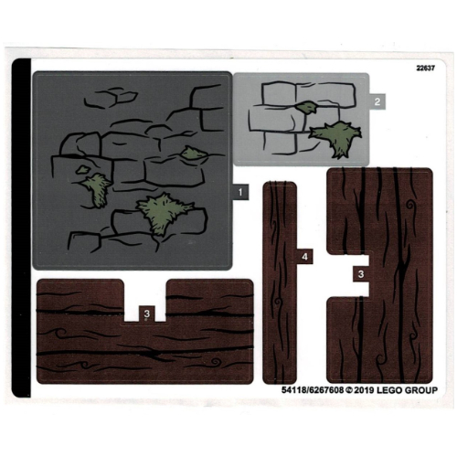 Sticker Sheet for Set 75947-1 ([No Color/Any Color])