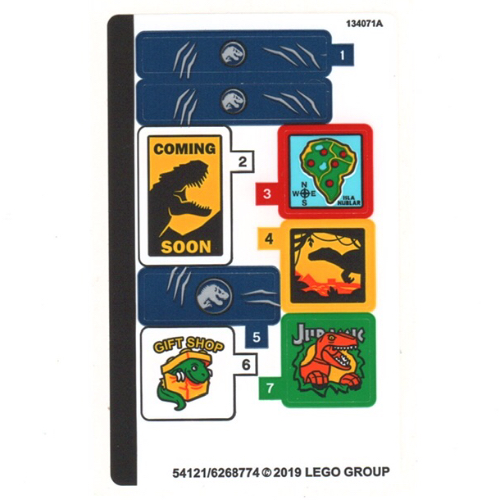 Sticker Sheet for Set 75934-1 ([No Color/Any Color])