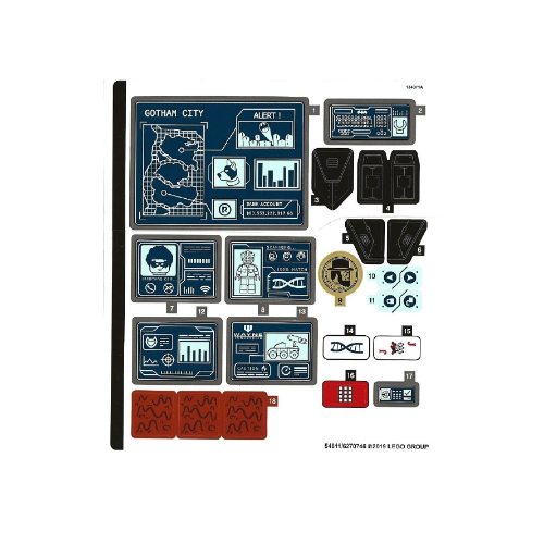Sticker Sheet for Set 76122-1 ([No Color/Any Color])