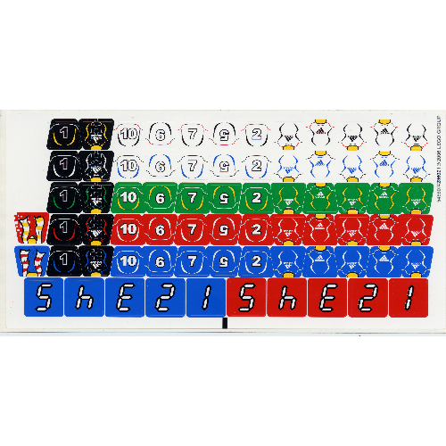 Sticker Sheet 1 for Set 3569-1 ([No Color/Any Color])