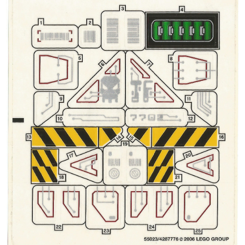 Sticker Sheet for Set 7702-1 ([No Color/Any Color])