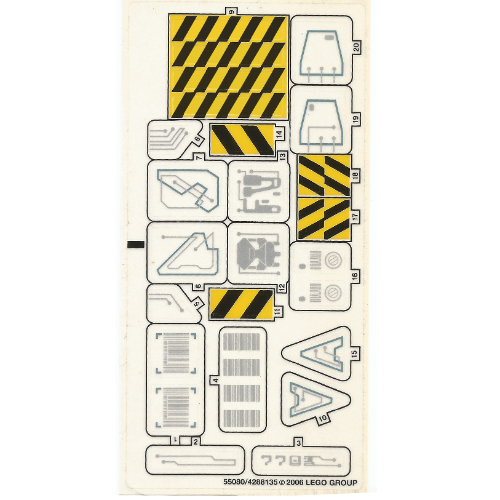 Sticker Sheet for Set 7703-1 ([No Color/Any Color])