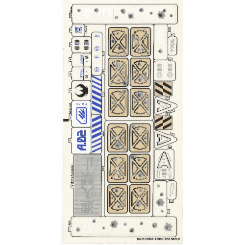 Sticker Sheet for Set 7705-1 ([No Color/Any Color])