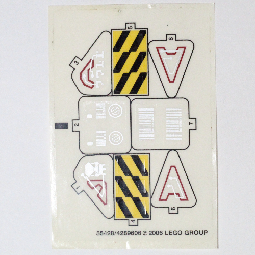 Sticker Sheet for Set 7711-1 ([No Color/Any Color])