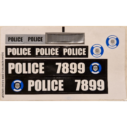 Sticker Sheet for Set 7899-1 ([No Color/Any Color])