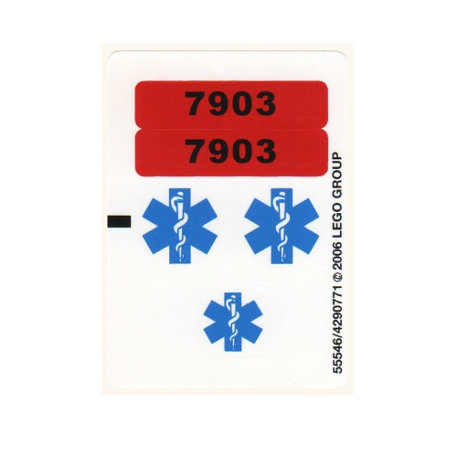 Sticker Sheet for Set 7903-1 ([No Color/Any Color])