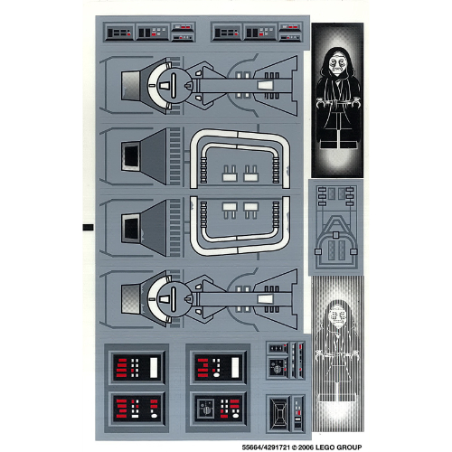 Sticker Sheet for Set 6211-1 ([No Color/Any Color])