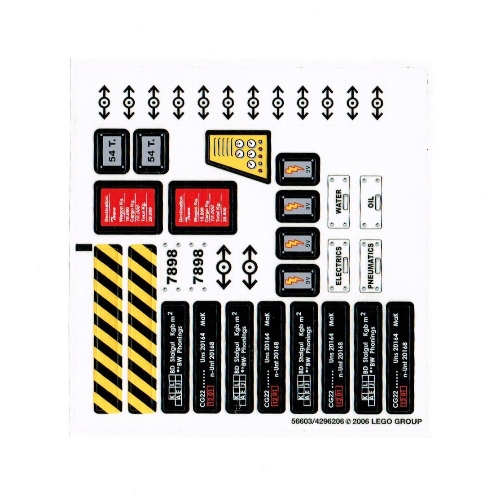 Sticker Sheet for Set 7898-1 ([No Color/Any Color])
