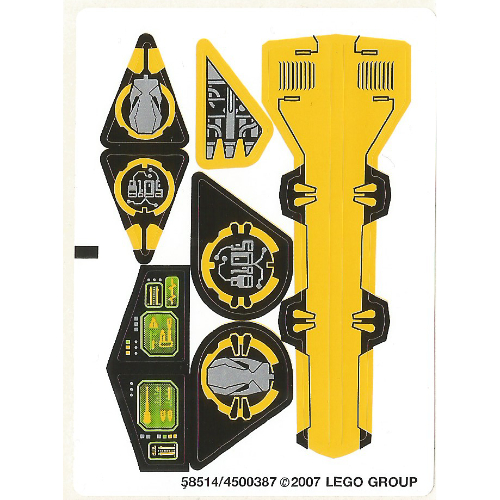 Sticker Sheet for Set 8105-1 ([No Color/Any Color])