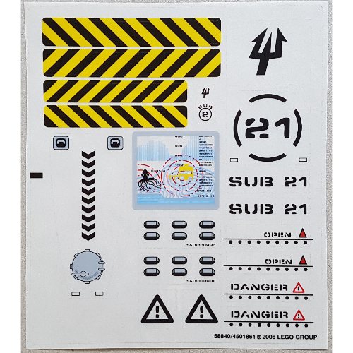 Sticker Sheet for Sets 7774-1, 7775-1 ([No Color/Any Color])