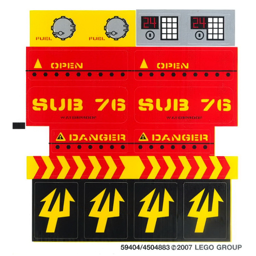 Sticker Sheet for Set 7776-1 ([No Color/Any Color])