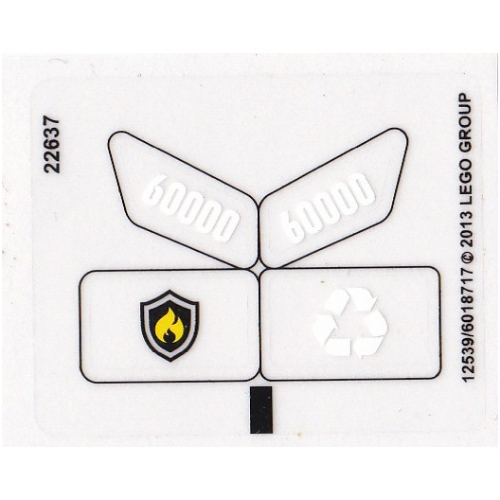 Sticker Sheet for Set 60000-1 ([No Color/Any Color])
