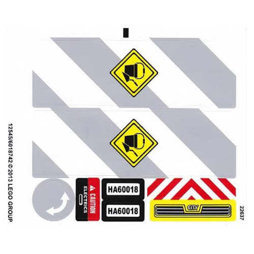 Sticker Sheet for Set 60018-1 ([No Color/Any Color])