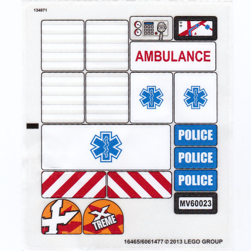 Sticker Sheet 2 for Set 60023-1 ([No Color/Any Color])